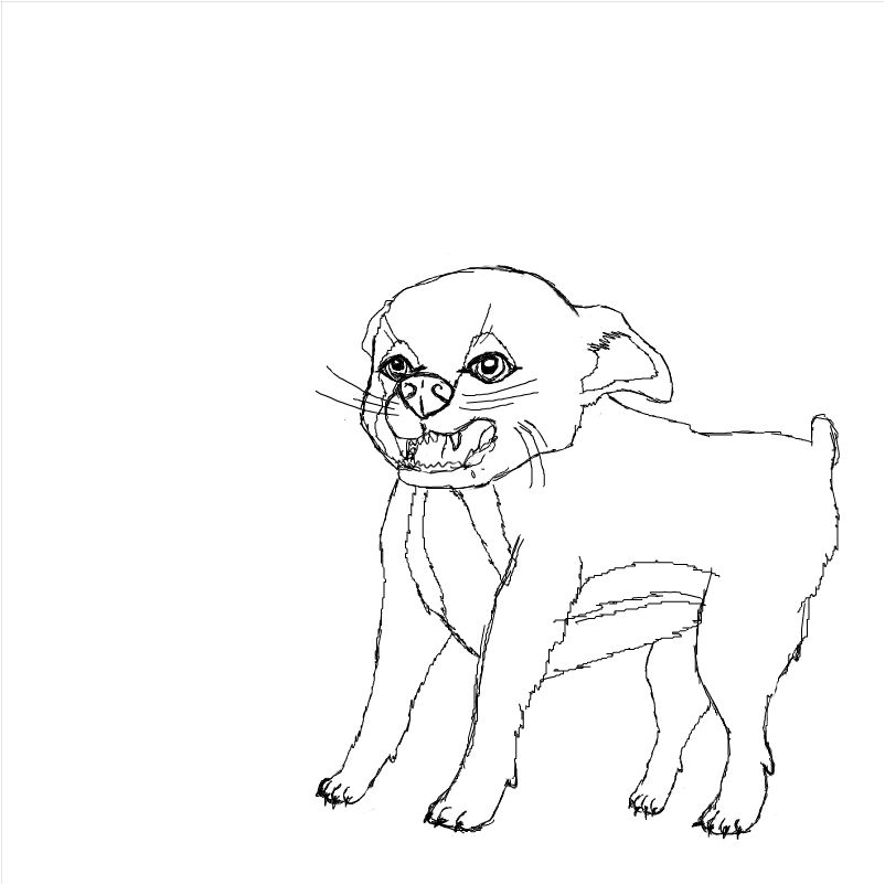 802x802 Dog With Rabies (Mlb)