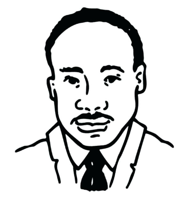 600x708 Mlk Coloring Pages Jr Quote Martin Luther King Coloring Sheets