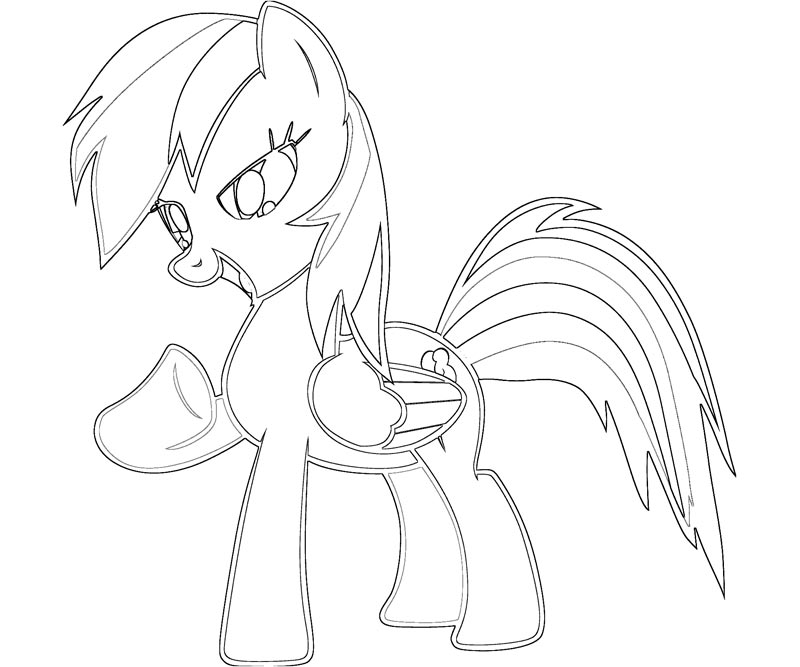 800x667 My Little Pony Rainbow Dash Coloring Pages