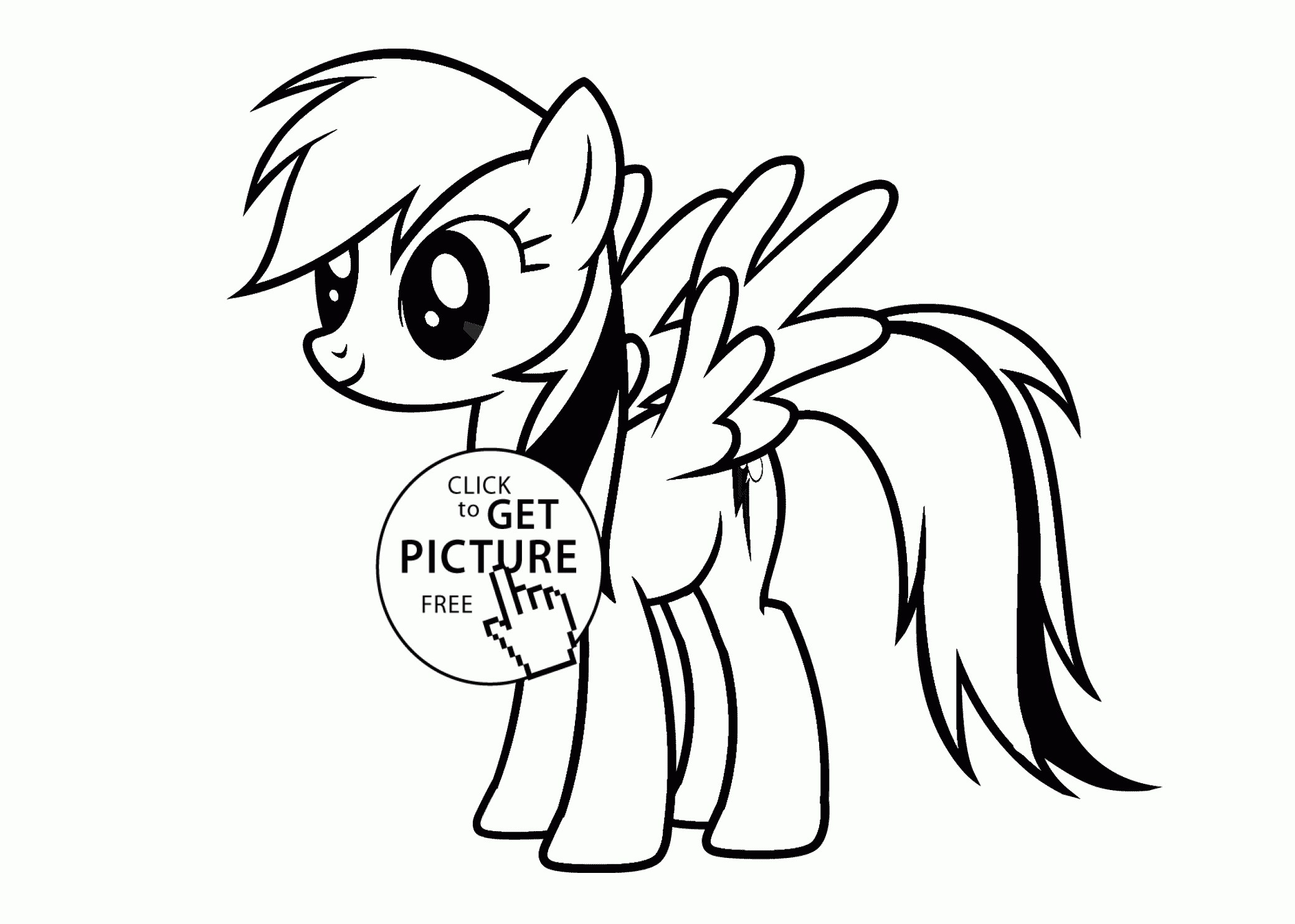 2079x1483 My Little Pony Friendship Is Magic Coloring Pages Rainbow Dash