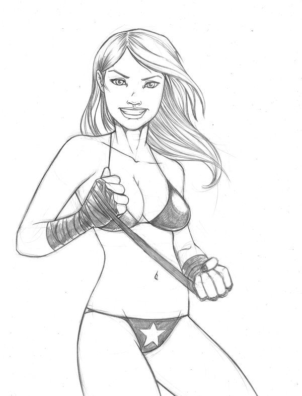 600x786 Mma Girl By Nortedesigns