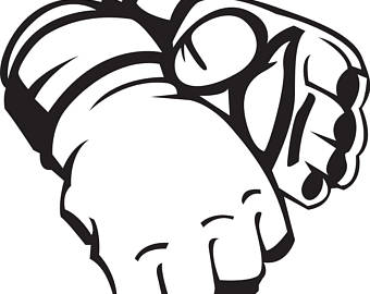 340x270 Mma Glove Clipart