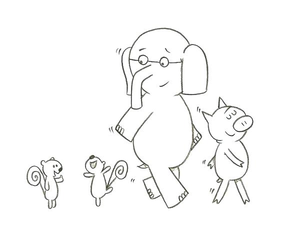 600x498 Mo Willems Coloring Pages For Kids Mo Coloring Pages Mo Willems
