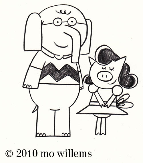 500x571 Mo Willems Doodles I'M Back!