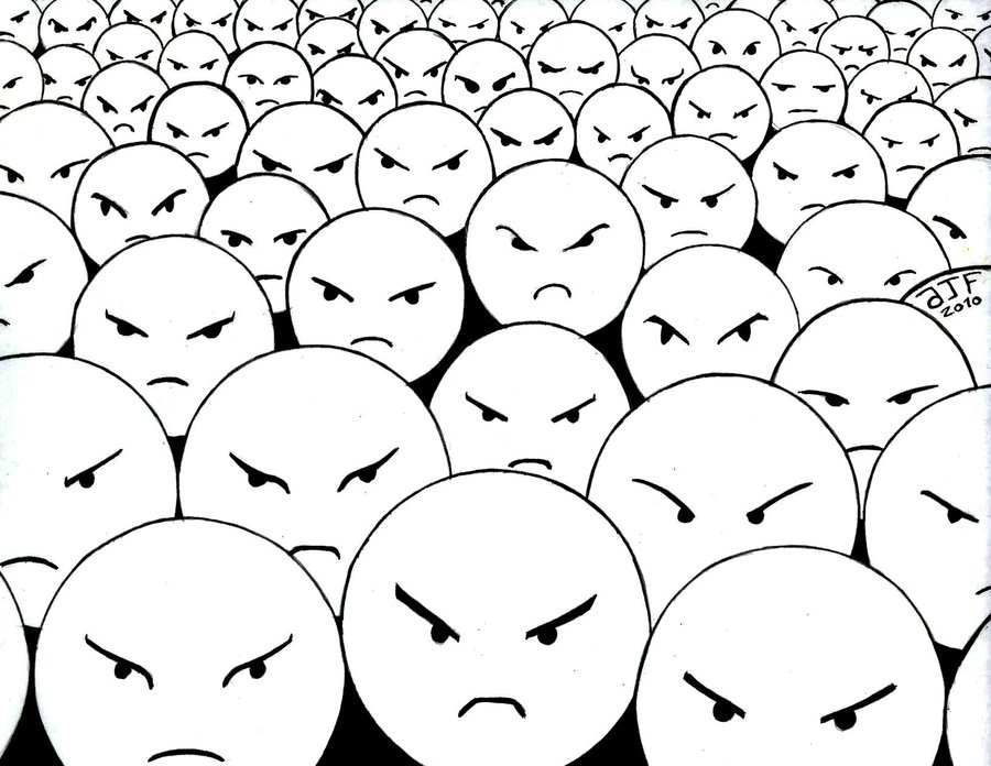 900x696 Mob Rules By Ajf Art