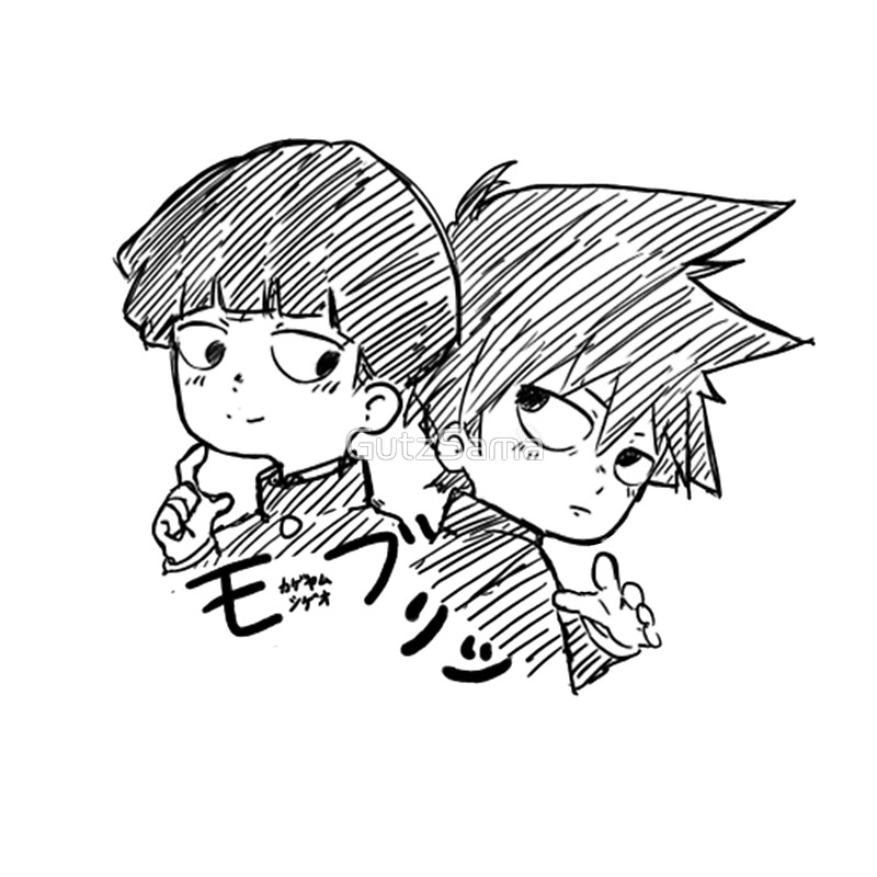 800x800 Mob Japan Draw Art Prints By Gutzsama Redbubble