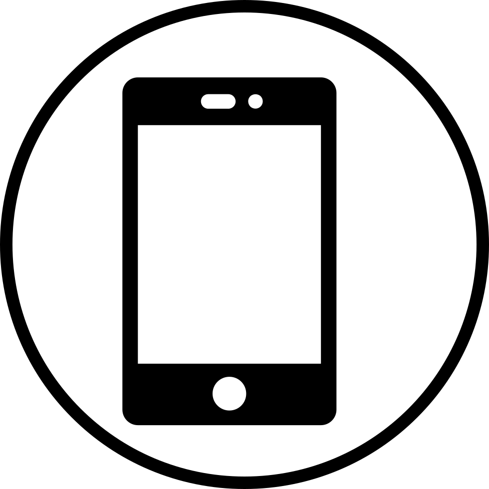 980x980 Mobile Phone Svg Png Icon Free Download ( 227924)