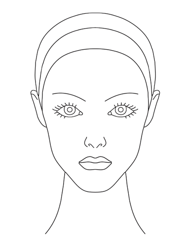 375x500 Model Clipart Face