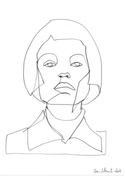 Model Face Drawing at GetDrawings | Free download