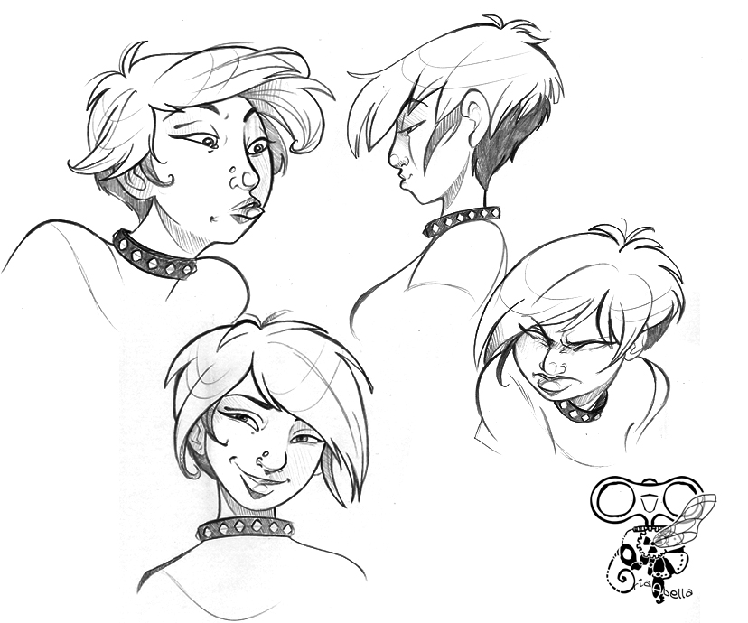 828x690 Character Face Model Sheet By Iriusabellatrix