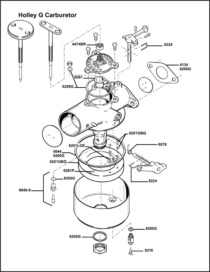 697x900 Model T Ford Forum Holley G Carburetor Assembly