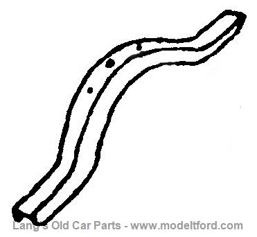 371x342 Model T Rear Cross Member For Speedster Body Kit, 2 Drop, No.823