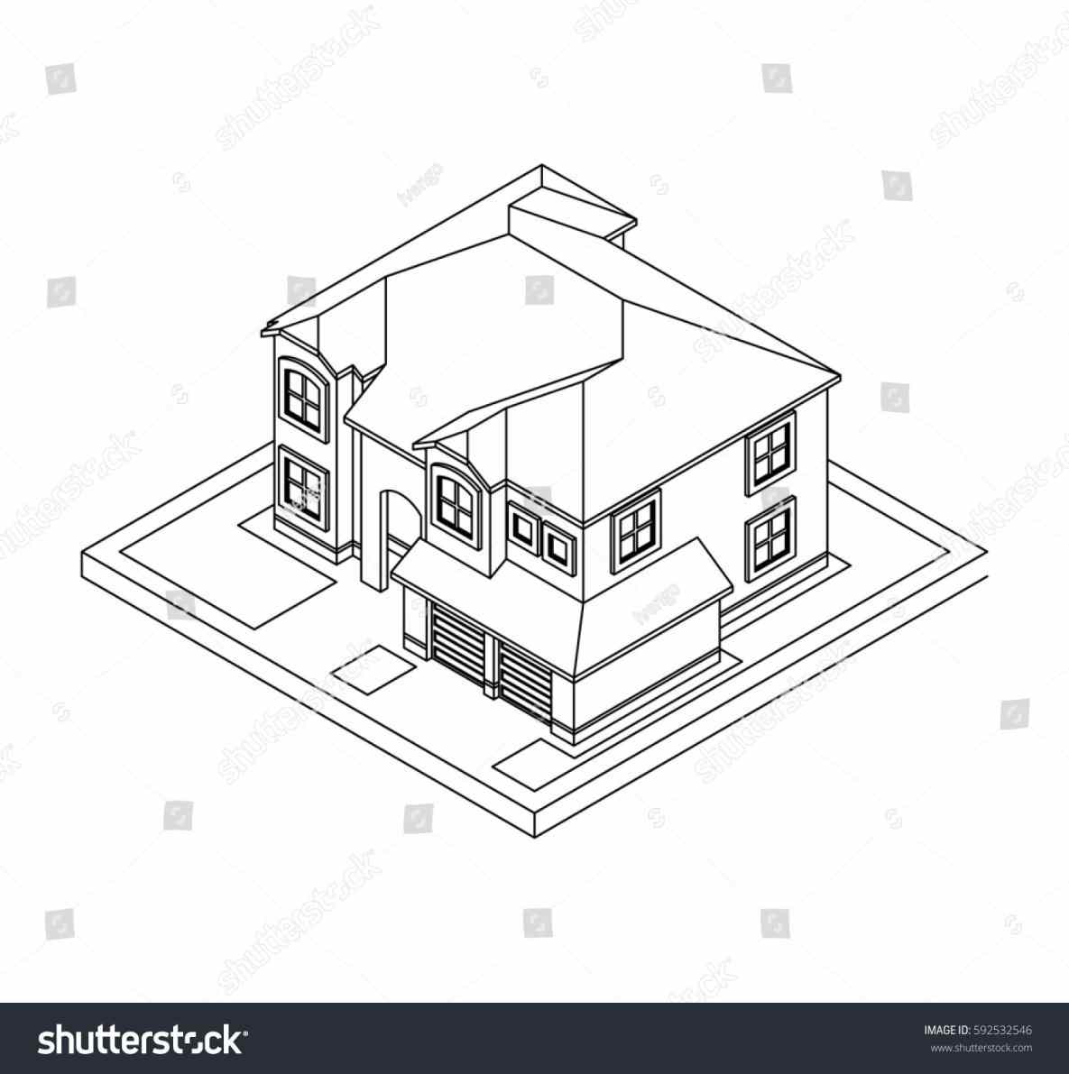 1185x1191 Roof Vector Modern Flat Roof House Sketch Architecture Drawing