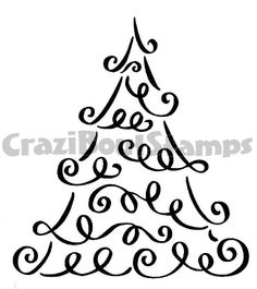 236x265 Download This Christmas Tree Digital Stamp For Your Collection