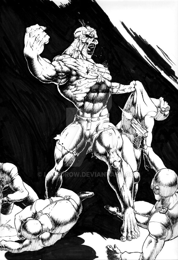 600x875 Frankenstein Monster Modern By Level9drow