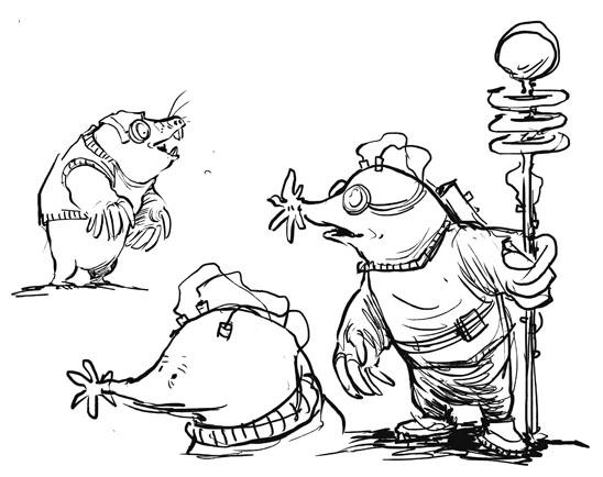 548x434 Sydneypadua On Twitter Drawing Mole People. I Have No Real