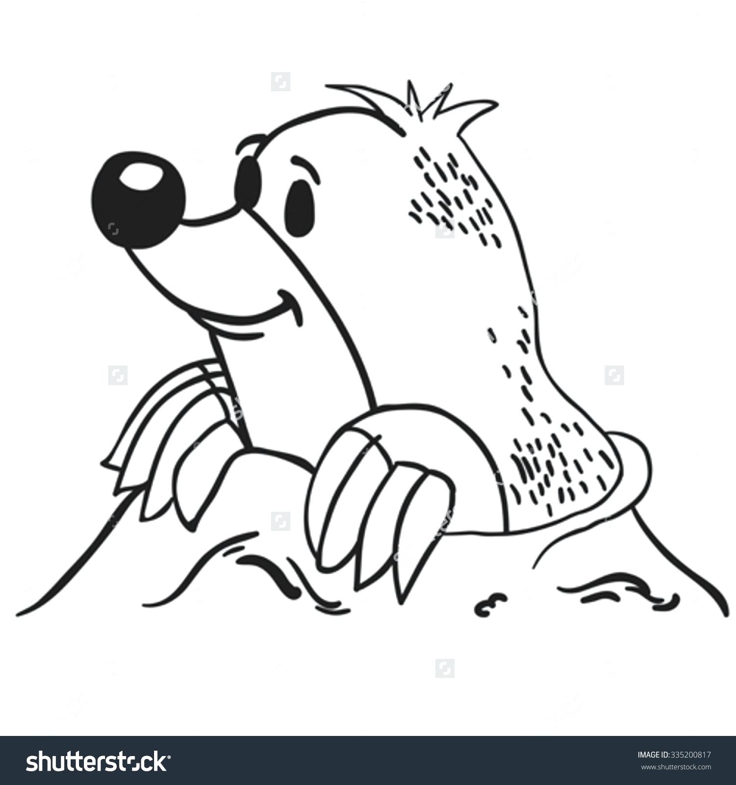 1500x1600 Coloring Mole Coloring Pages