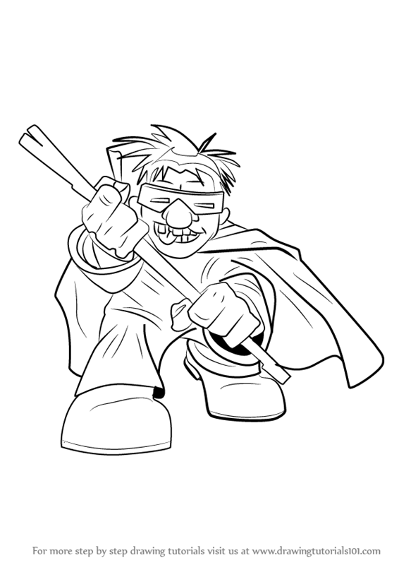 566x800 Learn How To Draw Mole Man From The Super Hero Squad Show (The