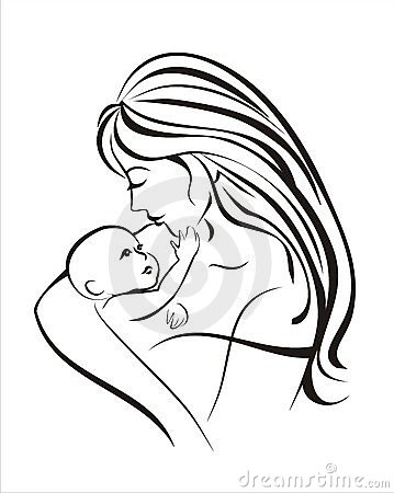 359x450 Photos Drawing Of Mother And Child,