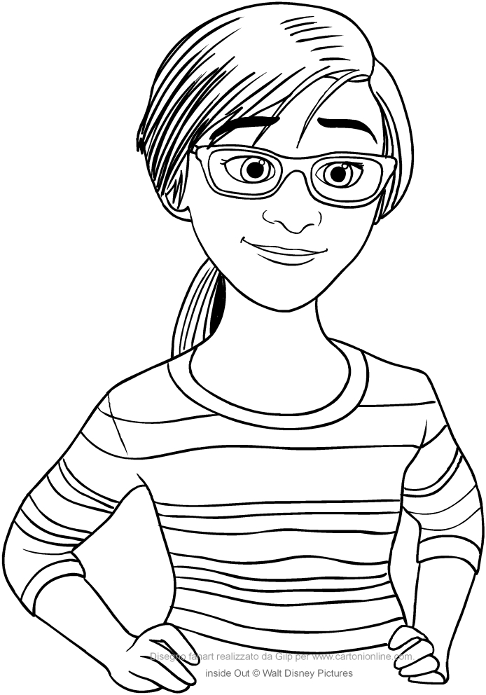 694x992 Jill Andersen, Mom Of Riley (Inside Out) Coloring Pages