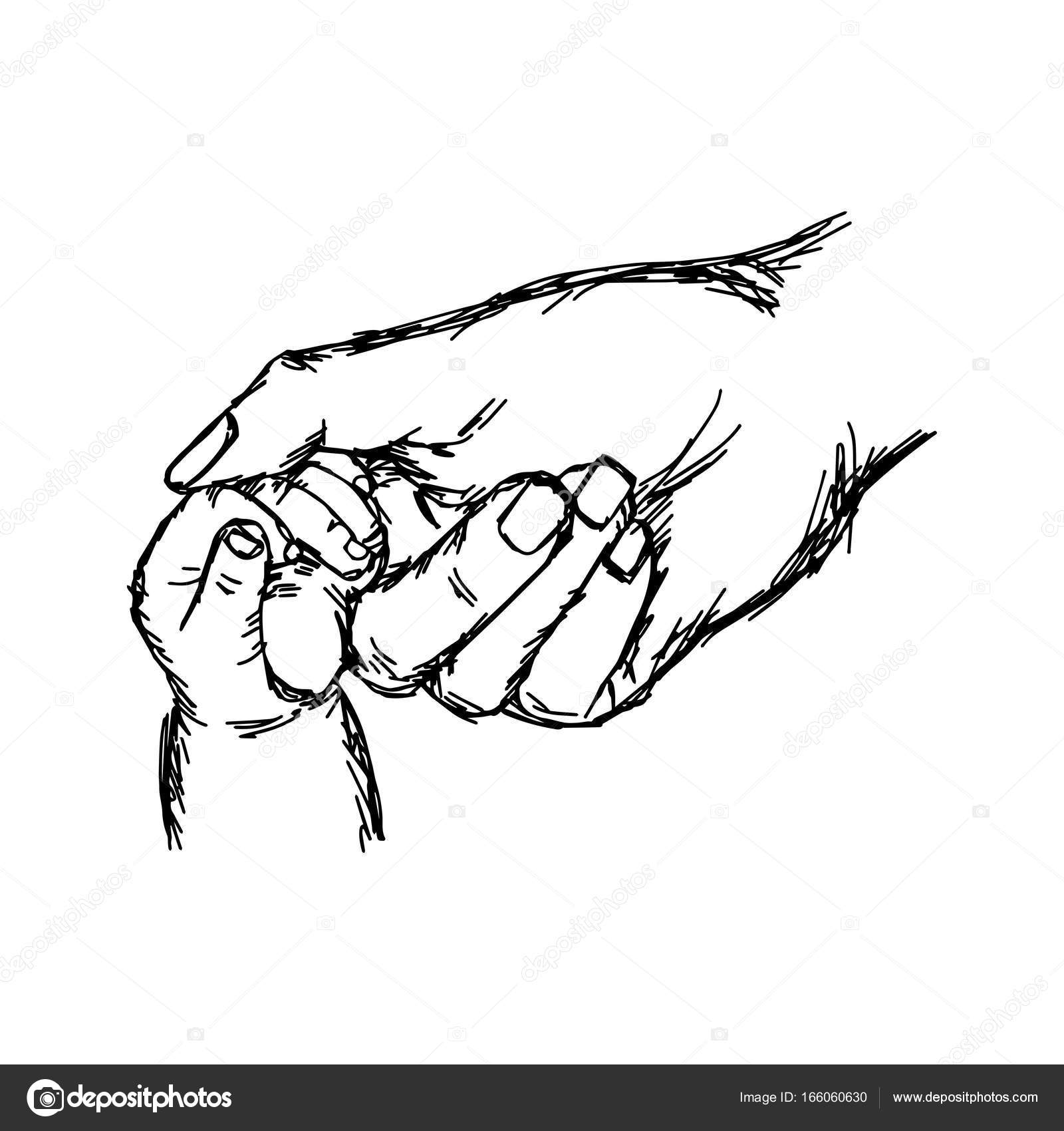 1600x1700 Close Up Hand Of Baby And Mother Holding Together Vector