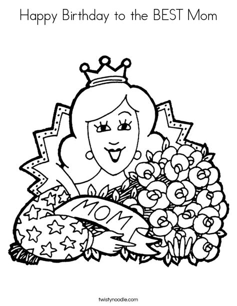 474x613 Happy Birthday Mommy Coloring Pages