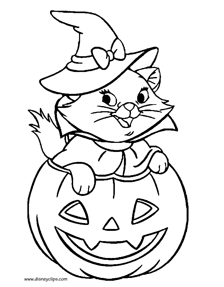 720x920 Mickey Halloween Coloring Pages