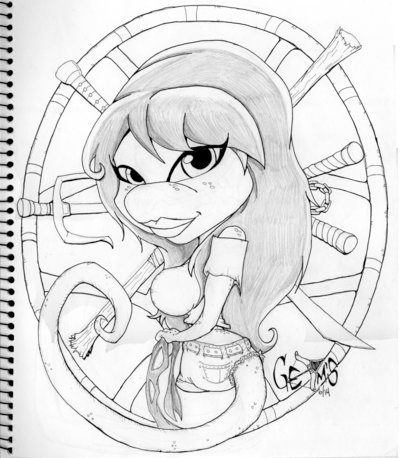 400x458 Mona Lisa Sketch By V Germs V