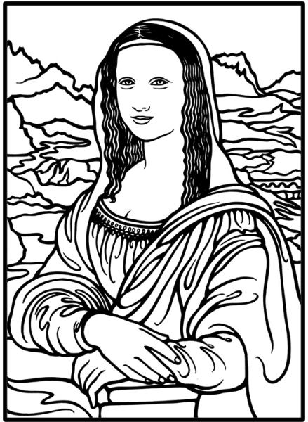 The best free Mona lisa drawing images. Download from 435 free drawings ...