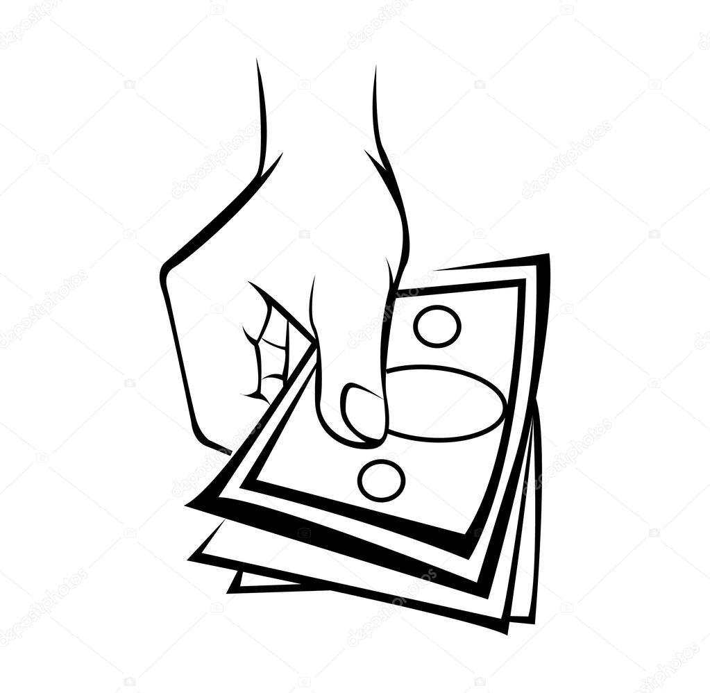 1023x998 Hand Holding Money Stock Vector Redrockerz99