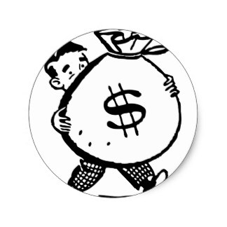 324x324 Dollar Sign Stickers