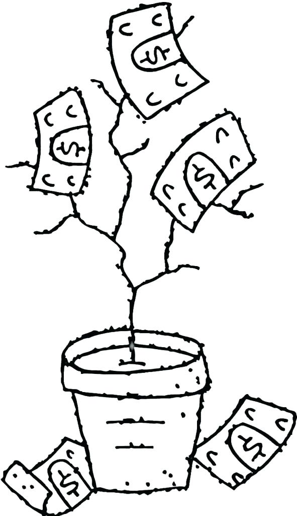 591x1024 Money Coloring Pages Money Coloring Page Money Tree Pictures Money
