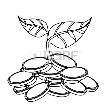 450x450 Money Sowing Symbol Icon Vector Illustration Graphic Design