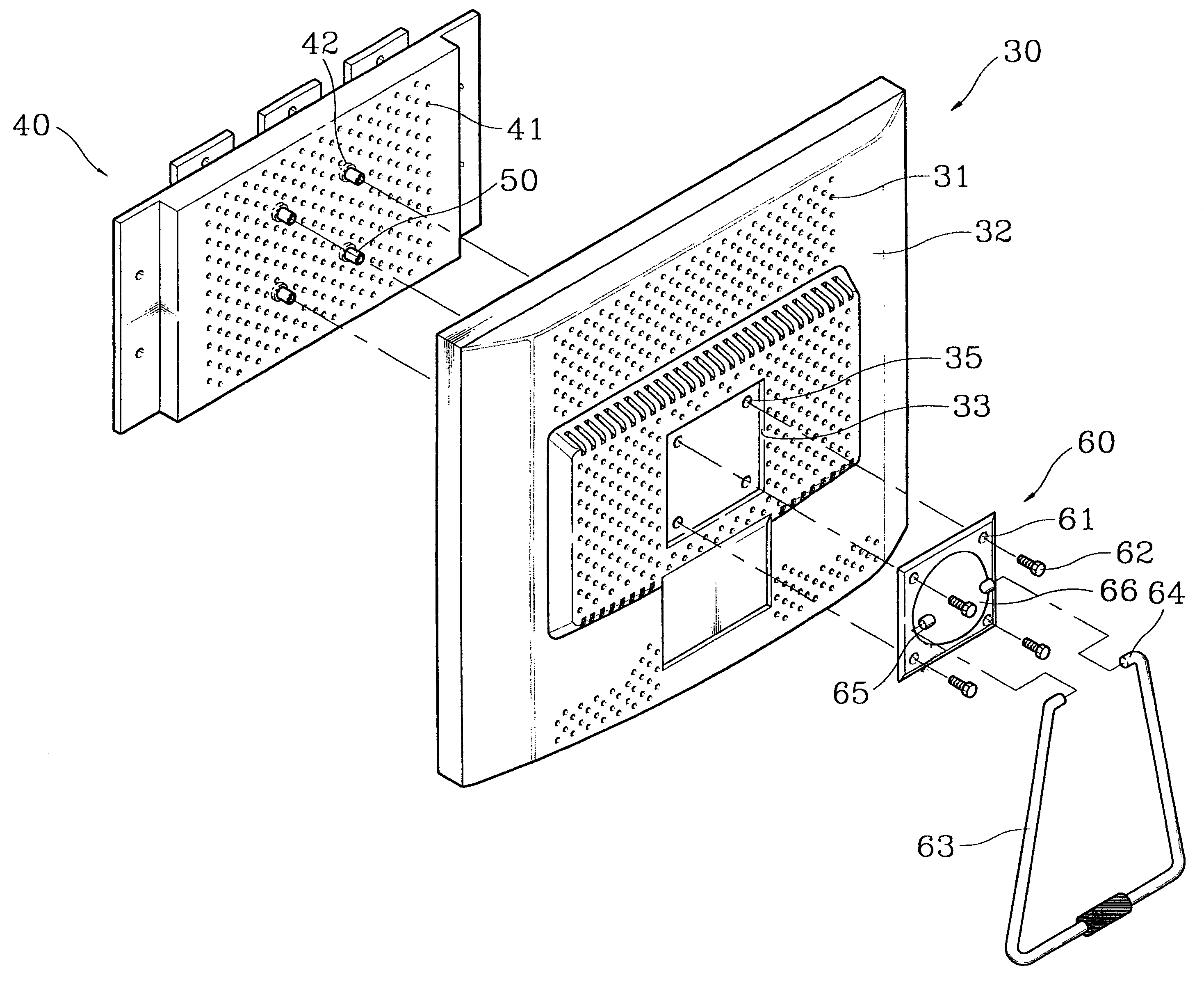 2936x2432 Patent Us6256075 Vesa Cover Securing Structure For Lcd Monitor