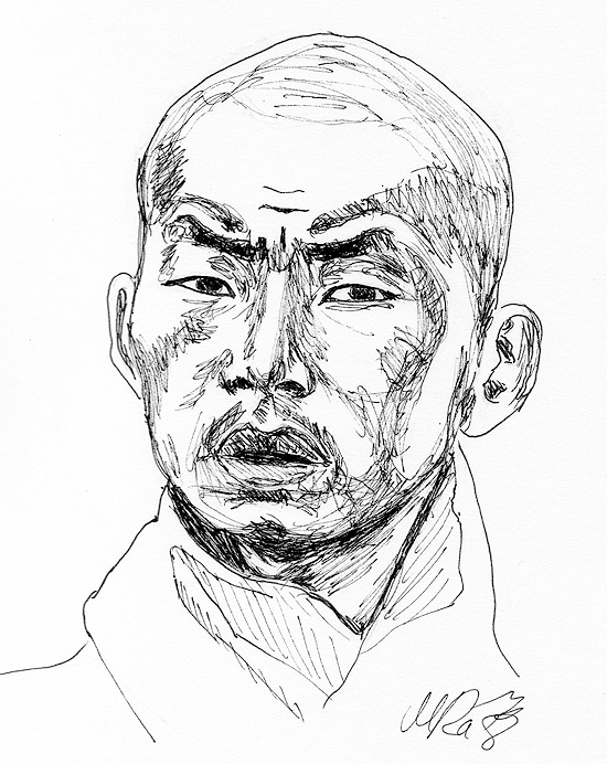 550x692 Buddhist Monk By Grini