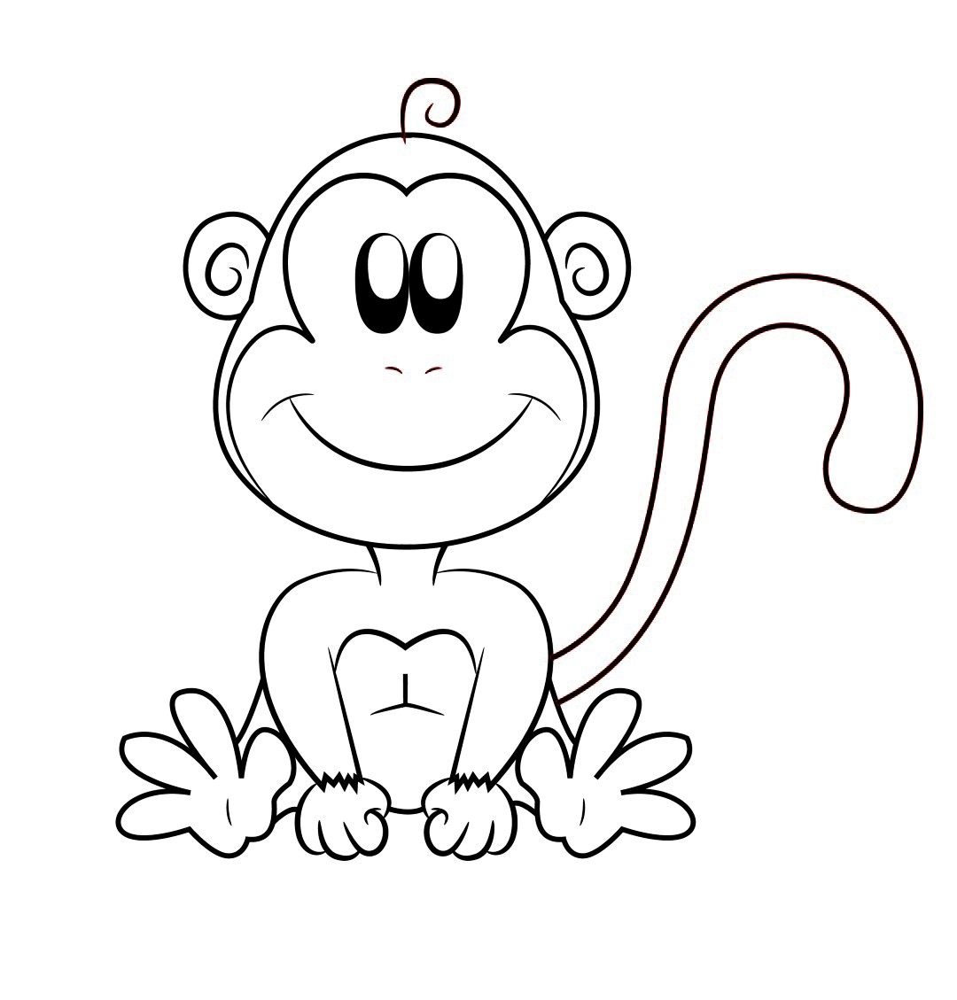 1080x1129 Monkey Cartoon