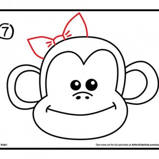 320x320 Tag For Loving Monkey Cartoon Drawing Two Cartoon Monkeys