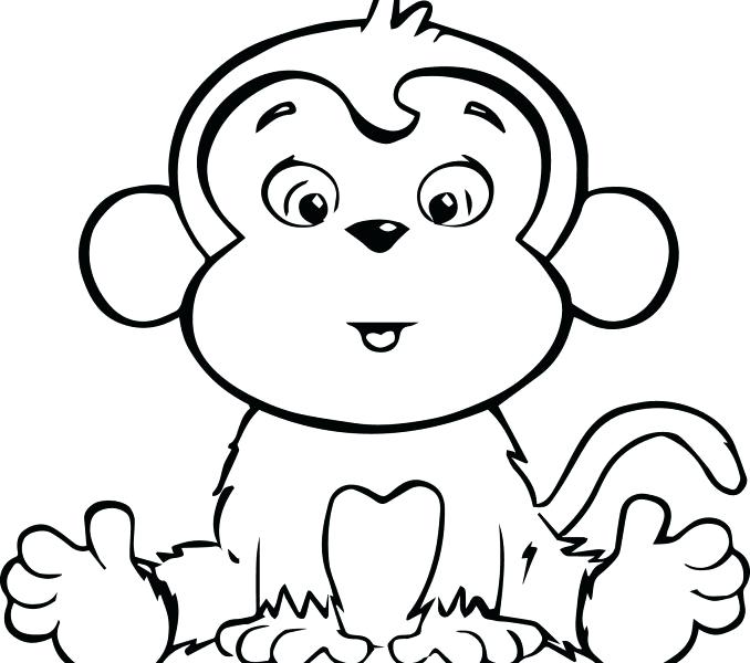 678x600 Cartoon Monkey Coloring Pages Cartoon Monkey Coloring Pages