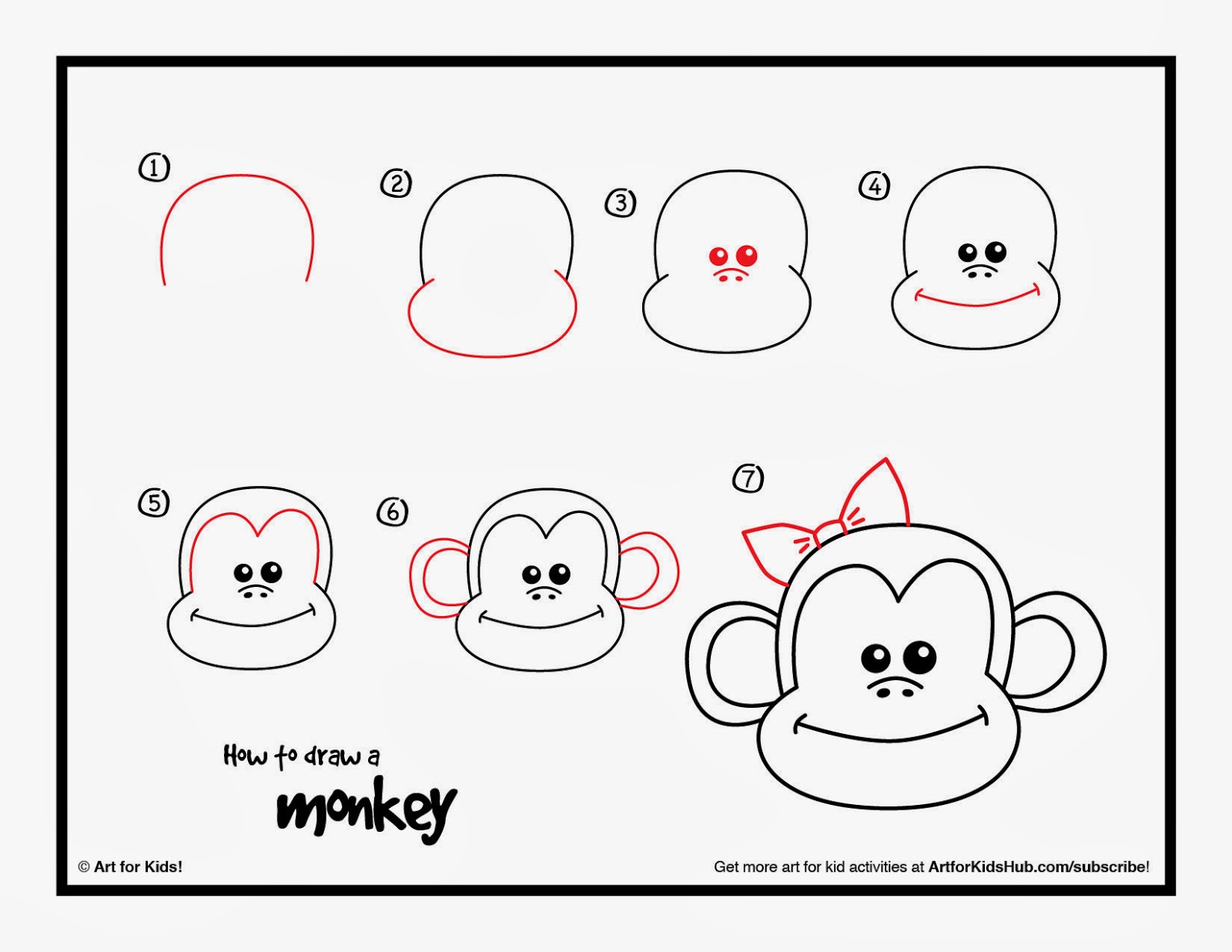 1600x1236 How To Draw A Monkey