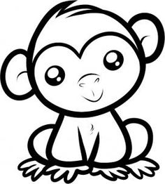 236x262 How To Draw A Chimpanzee For Kids