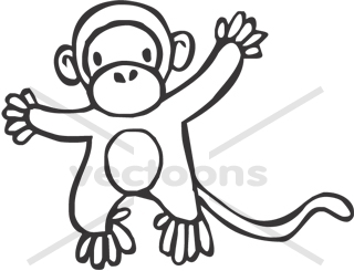 320x245 Monkey Hand Drawn Sketch