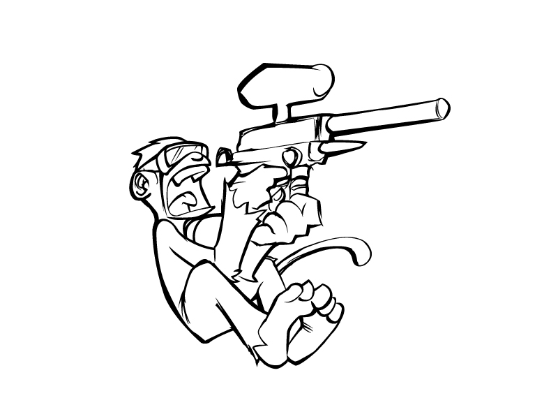 800x600 Best Monkey Outline