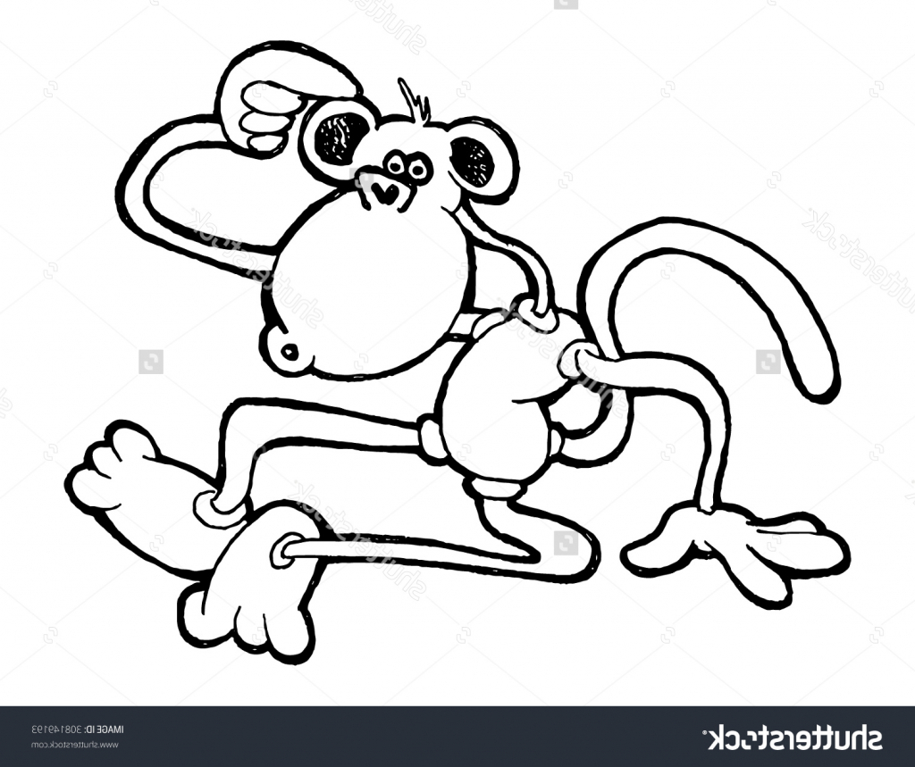 1024x859 Simple Drawing Of Monkey Simple Drawing Of Monkey How To Draw
