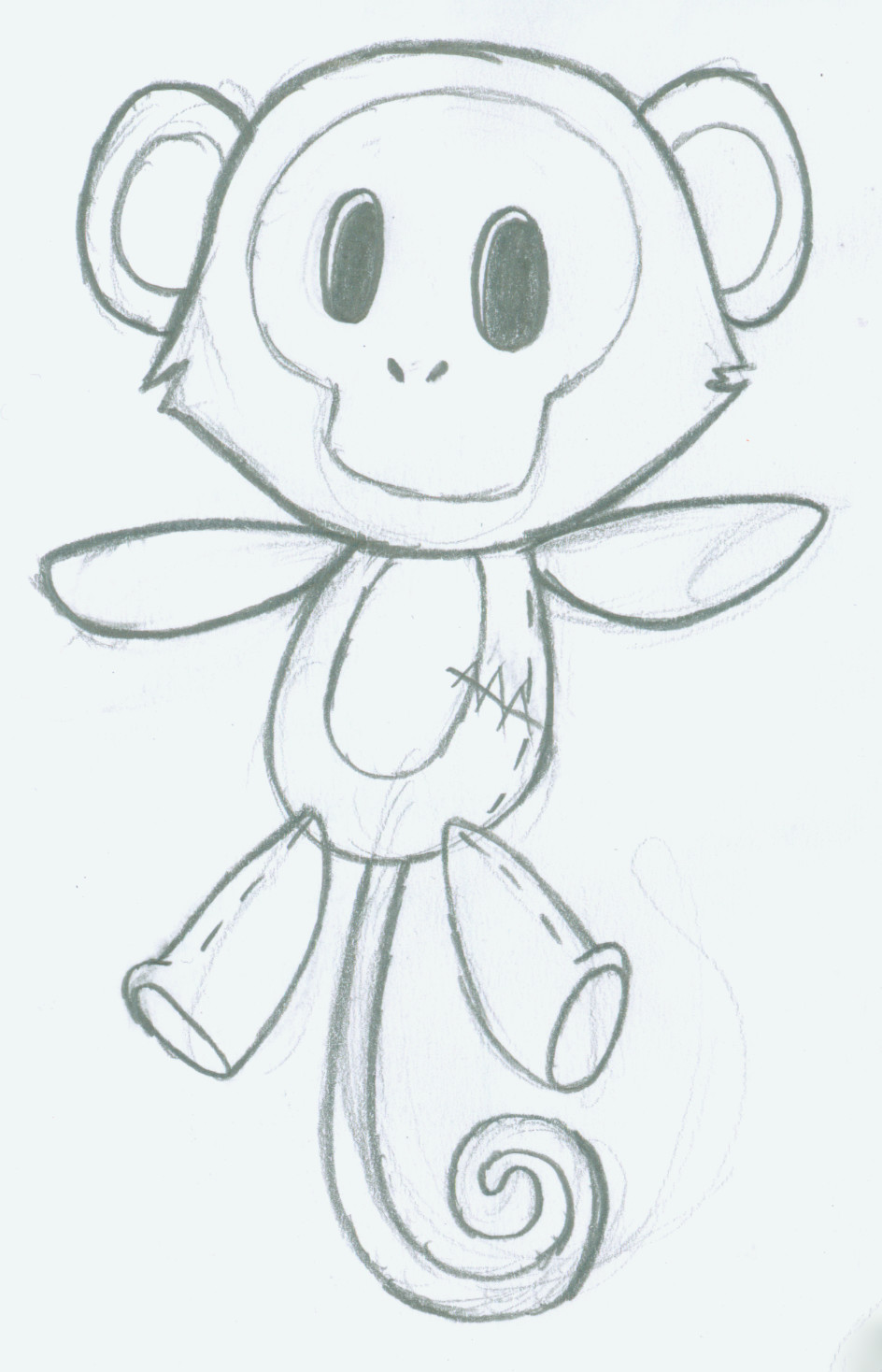 944x1468 Skull Monkey By Cyan777