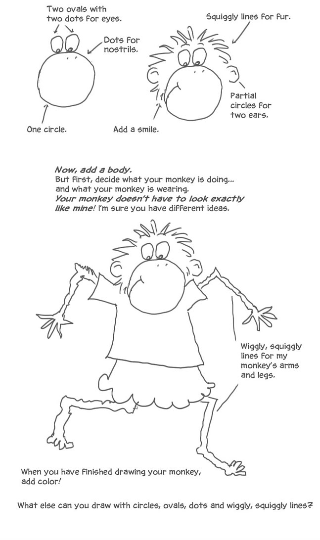 647x1092 Draw A Monkey