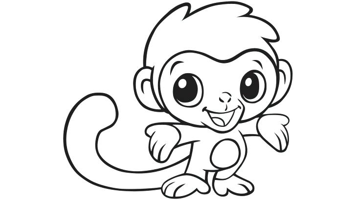 728x410 Spider Monkey Coloring Pages How To Draw Step By Characters Spider