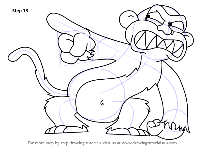 846x600 Learn How To Draw Evil Monkey From Family Guy (Family Guy) Step By