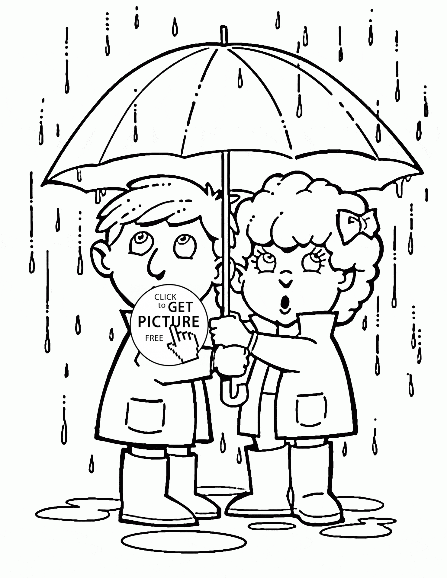 1480x1915 Rainy Season Drawing For Kids Kids Coloring