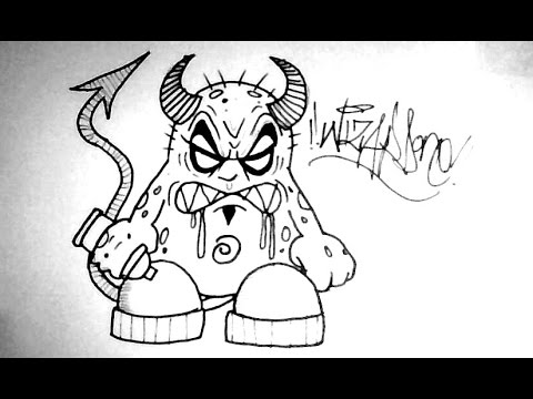 480x360 How To Draw A Monster Devil Cartoon