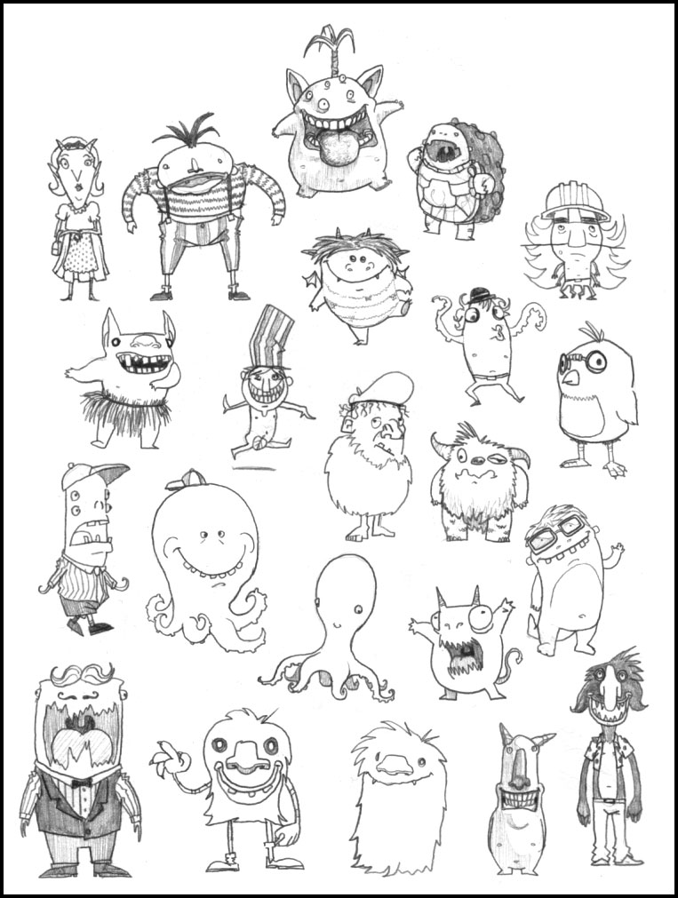 763x1011 Lil' Monsterz By Tom Monster